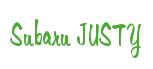 Rendering -Subaru JUSTY - using Memo