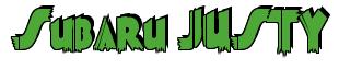 Rendering -Subaru JUSTY - using Poster
