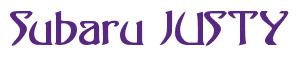 Rendering -Subaru JUSTY - using Saga