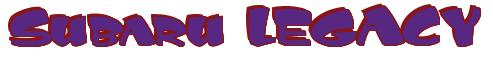 Rendering -Subaru LEGACY - using Jules Speed