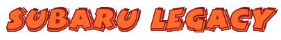 Rendering -Subaru LEGACY - using Comic Strip