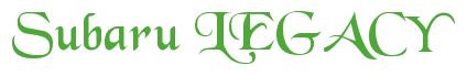 Rendering -Subaru LEGACY - using Black Chancery