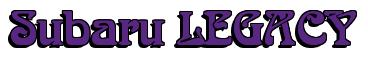 Rendering -Subaru LEGACY - using Romaneste
