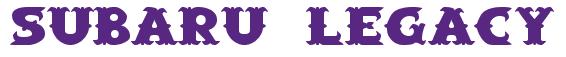 Rendering -Subaru LEGACY - using Saloon