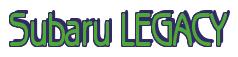 Rendering -Subaru LEGACY - using Beagle