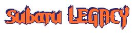 Rendering -Subaru LEGACY - using Grave Digger