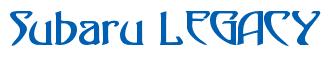 Rendering -Subaru LEGACY - using Saga