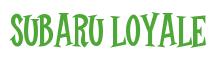 Rendering -Subaru LOYALE - using Cooper Latin
