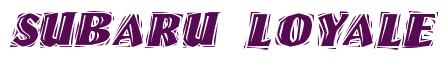 Rendering -Subaru LOYALE - using Cut Ragged