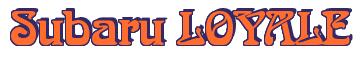 Rendering -Subaru LOYALE - using Romaneste