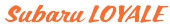 Rendering -Subaru LOYALE - using Casual Script