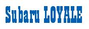 Rendering -Subaru LOYALE - using Bill Board