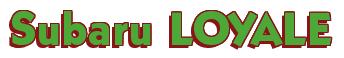 Rendering -Subaru LOYALE - using Bully