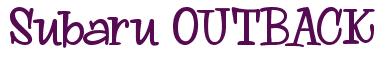 Rendering -Subaru OUTBACK - using Whoa Whoa