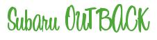 Rendering -Subaru OUTBACK - using Bean Sprout