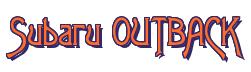 Rendering -Subaru OUTBACK - using Agatha