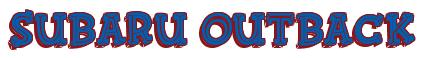 Rendering -Subaru OUTBACK - using FinkBold
