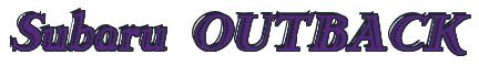 Rendering -Subaru OUTBACK - using Romana
