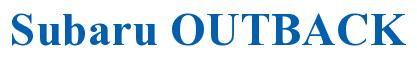 Rendering -Subaru OUTBACK - using Times New Roman Bold