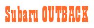 Rendering -Subaru OUTBACK - using Bill Board
