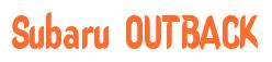 Rendering -Subaru OUTBACK - using Callimarker
