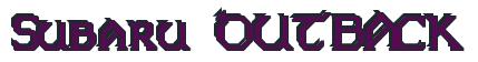 Rendering -Subaru OUTBACK - using Norman Normal
