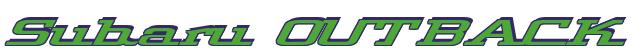 Rendering -Subaru OUTBACK - using Wide Glide