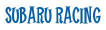 Rendering -Subaru Racing - using Cooper Latin