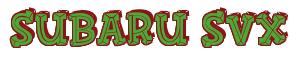 Rendering -Subaru SVX - using FinkBold