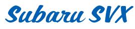 Rendering -Subaru SVX - using Casual Script