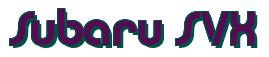Rendering -Subaru SVX - using Charlet