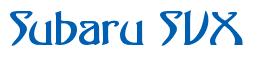 Rendering -Subaru SVX - using Saga