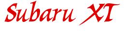 Rendering -Subaru XT - using Braveheart
