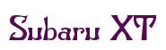 Rendering -Subaru XT - using Manchuria