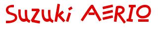 Rendering -Suzuki AERIO - using Amazon