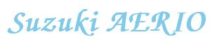 Rendering -Suzuki AERIO - using Zapf Chancery