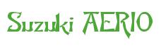 Rendering -Suzuki AERIO - using Manchuria
