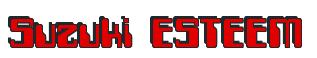 Rendering -Suzuki ESTEEM - using Computer Font