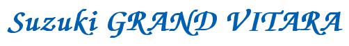 Rendering -Suzuki GRAND VITARA - using Zapf Chancery