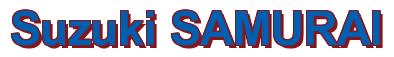Rendering -Suzuki SAMURAI - using Arial Bold