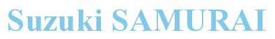 Rendering -Suzuki SAMURAI - using Times New Roman Bold