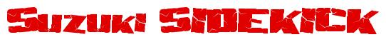 Rendering -Suzuki SIDEKICK - using Aftershock