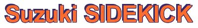 Rendering -Suzuki SIDEKICK - using Arial Bold