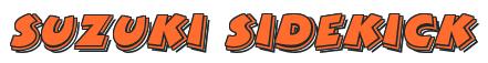 Rendering -Suzuki SIDEKICK - using Comic Strip