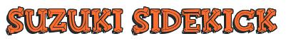 Rendering -Suzuki SIDEKICK - using FinkBold