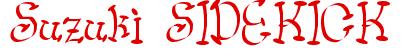 Rendering -Suzuki SIDEKICK - using Wacko