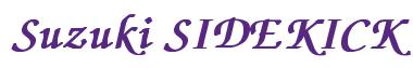 Rendering -Suzuki SIDEKICK - using Zapf Chancery