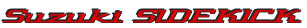 Rendering -Suzuki SIDEKICK - using Wide Glide