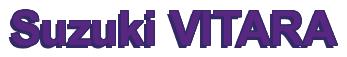 Rendering -Suzuki VITARA - using Arial Bold
