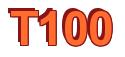 Rendering -T100 - using Arial Bold